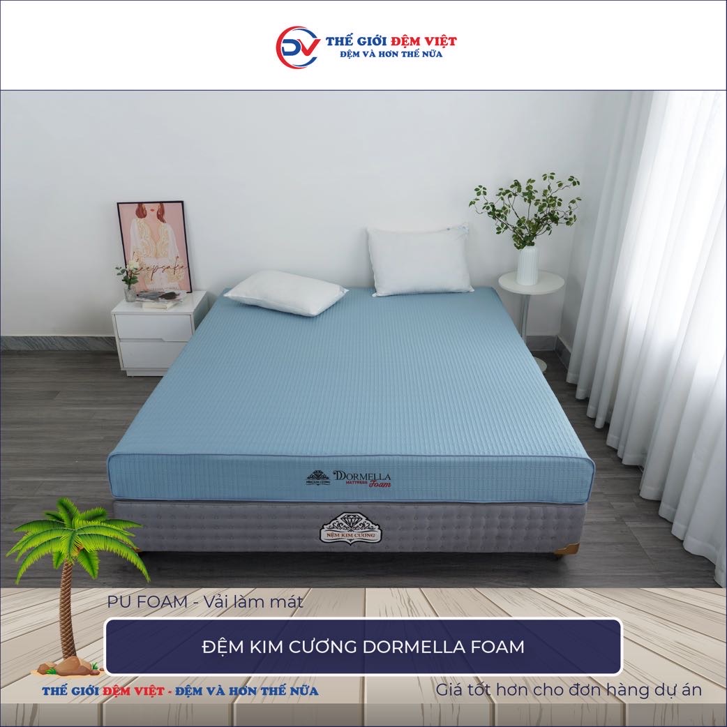 Đệm Kim Cương Dormella Foam-1